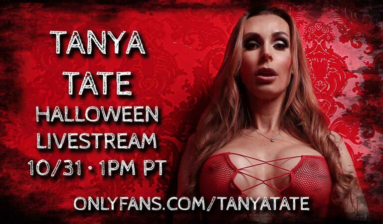 Tanya Tate Hosts Special Halloween-Themed OnlyFans Show